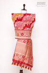 Multicolor Rangkat Handwoven Banarasi Kadhua Silk Dupatta