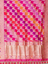 Multicolor Rangkat Handwoven Banarasi Kadhua Silk Dupatta
