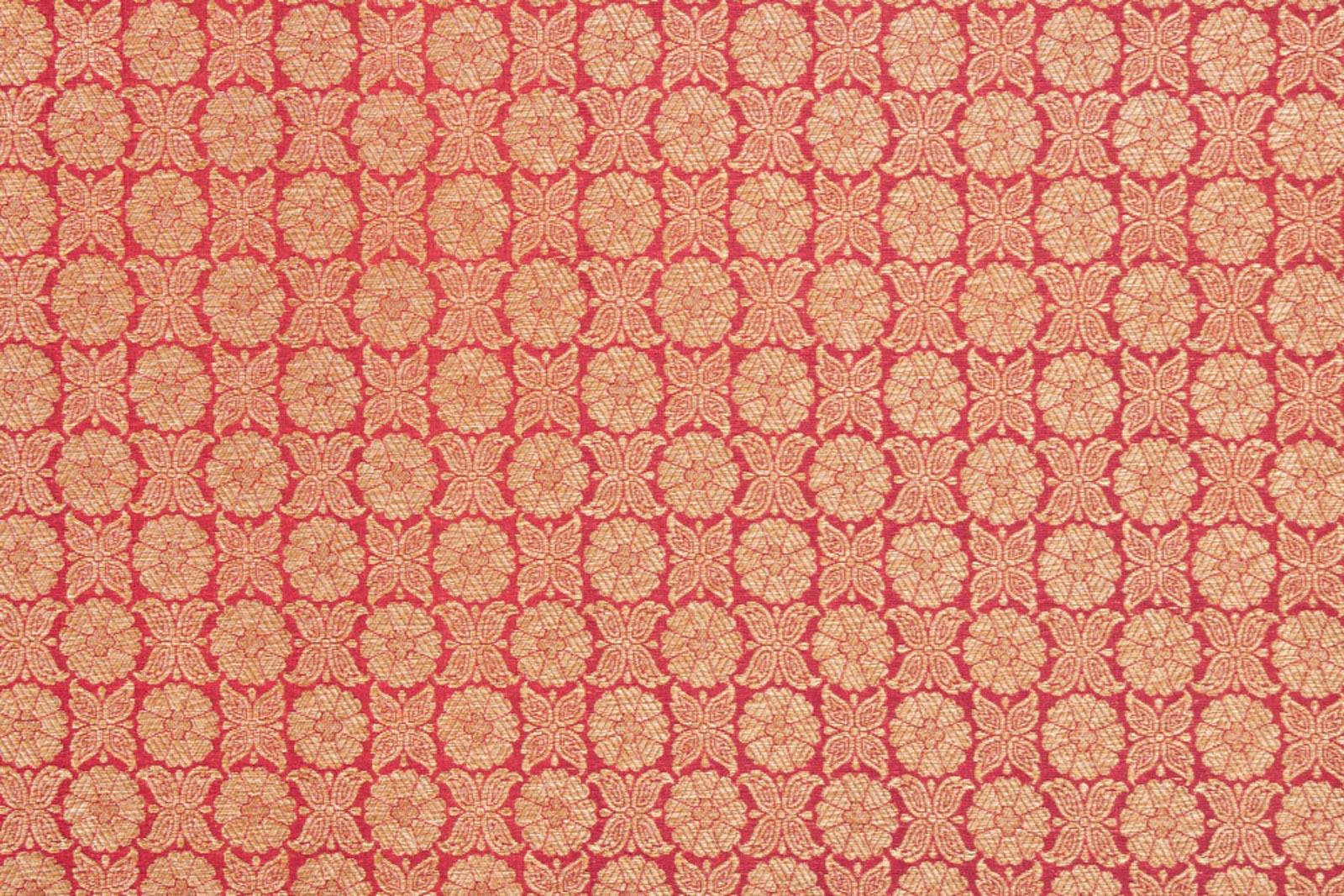 Maroon Handwoven Banarasi Brocade Fabric