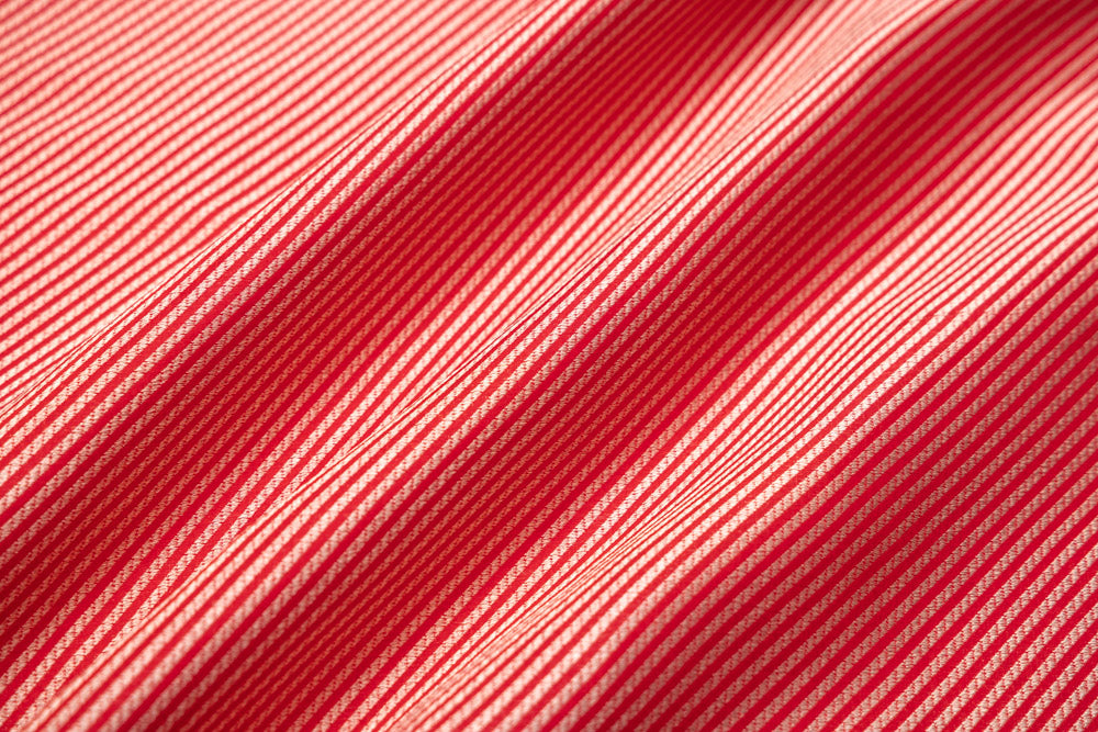 Red Handwoven Banarasi Brocade Fabric