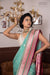 Blue Handwoven Banarasi Kadhua Organza Silk Saree