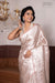 Pink Handwoven Banarasi Tissue Silk Saree