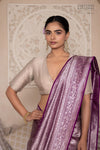Magenta Pink Handwoven Banarasi Silk Saree