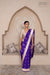 Purple Handwoven Banarasi Silk Saree