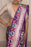 Multicolor Handwoven Banarasi Silk Saree