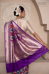 Multicolor Handwoven Banarasi Silk Saree