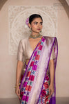 Multicolor Handwoven Banarasi Silk Saree