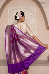 Multicolor Handwoven Banarasi Silk Saree