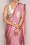Pink Handwoven Banarasi Silk Saree