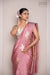 Pink Handwoven Banarasi Silk Saree