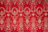 Red Handwoven Banarasi Silk Fabric