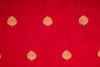 Red Handwoven Banarasi Silk Fabric