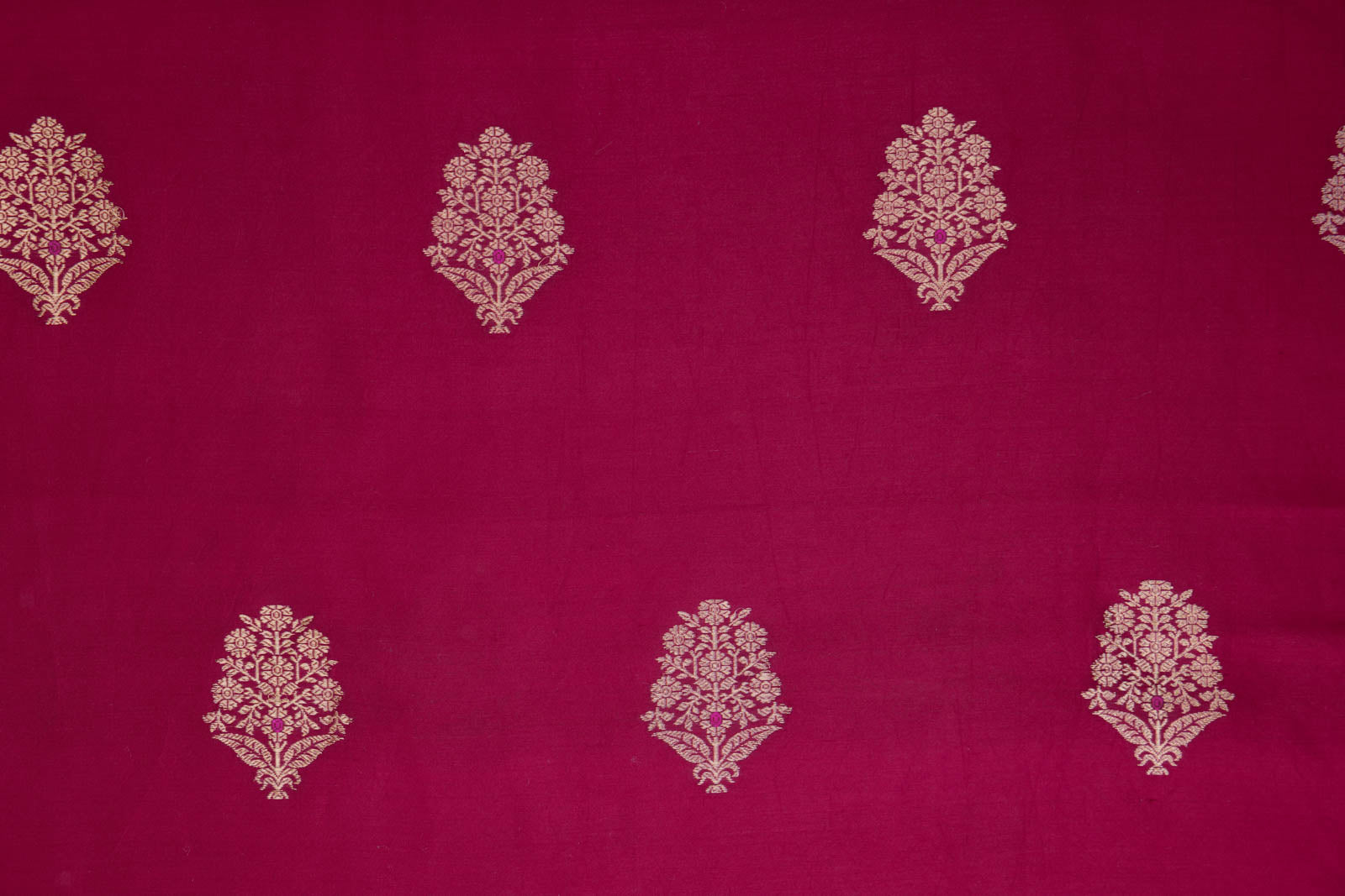 Pink Dual Tone Handwoven Banarasi Chiniya Silk Fabric