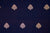 Navy Blue Handwoven Banarasi Silk Fabric