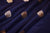 Navy Blue Handwoven Banarasi Silk Fabric