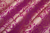 Magenta Pink Handwoven Banarasi Brocade Fabric