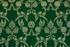 Green Handwoven Banarasi Raw Silk Fabric