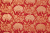 Red Handwoven Banarasi Silk Fabric