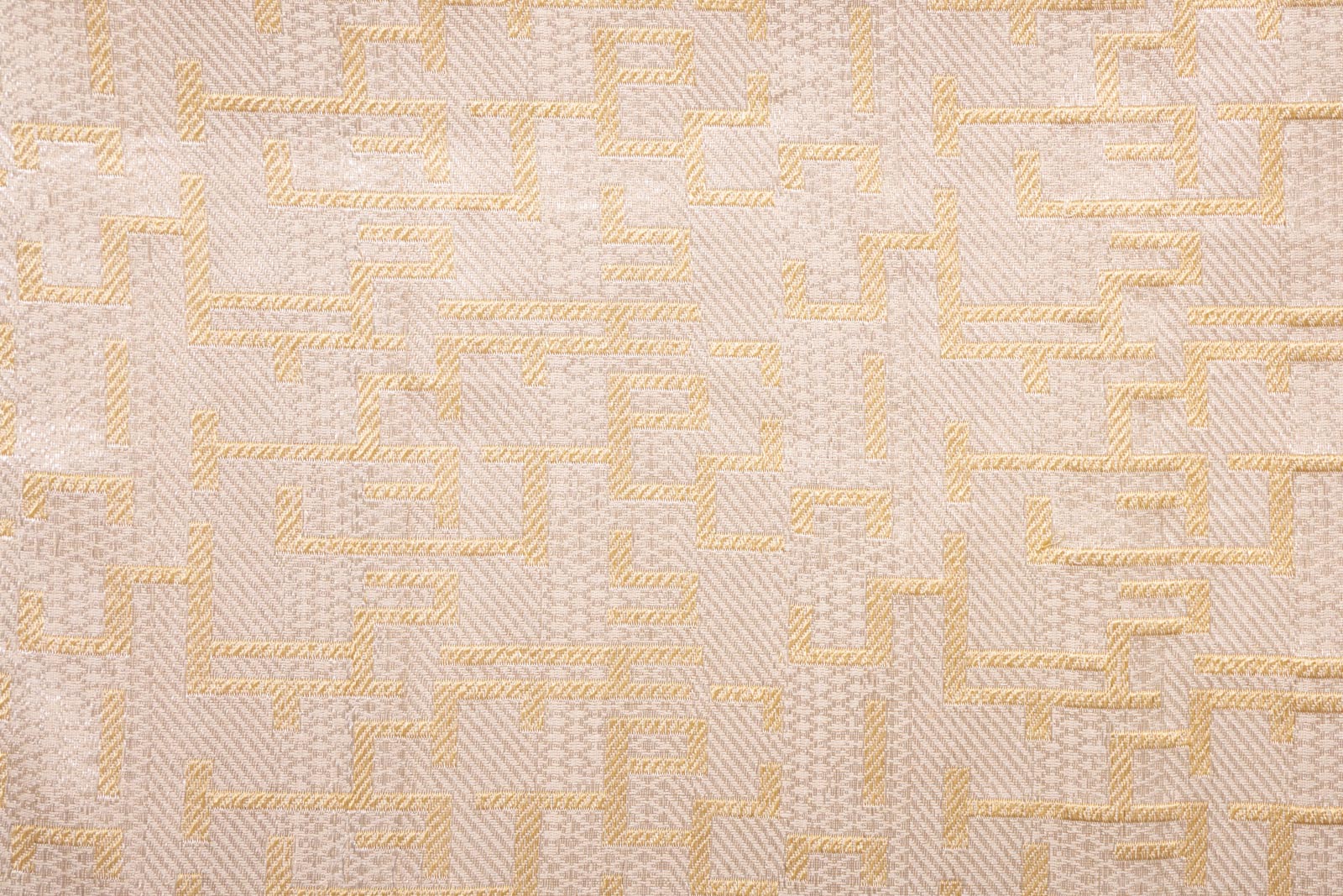 Off-White Handwoven Banarasi Silk Fabric