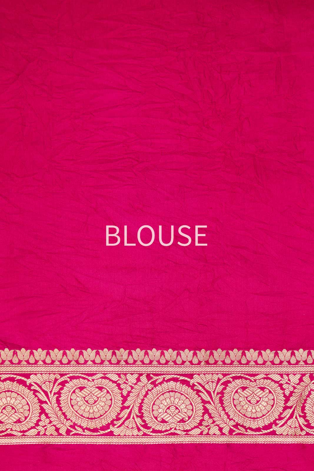 Navy Blue Handwoven Banarasi Silk Saree