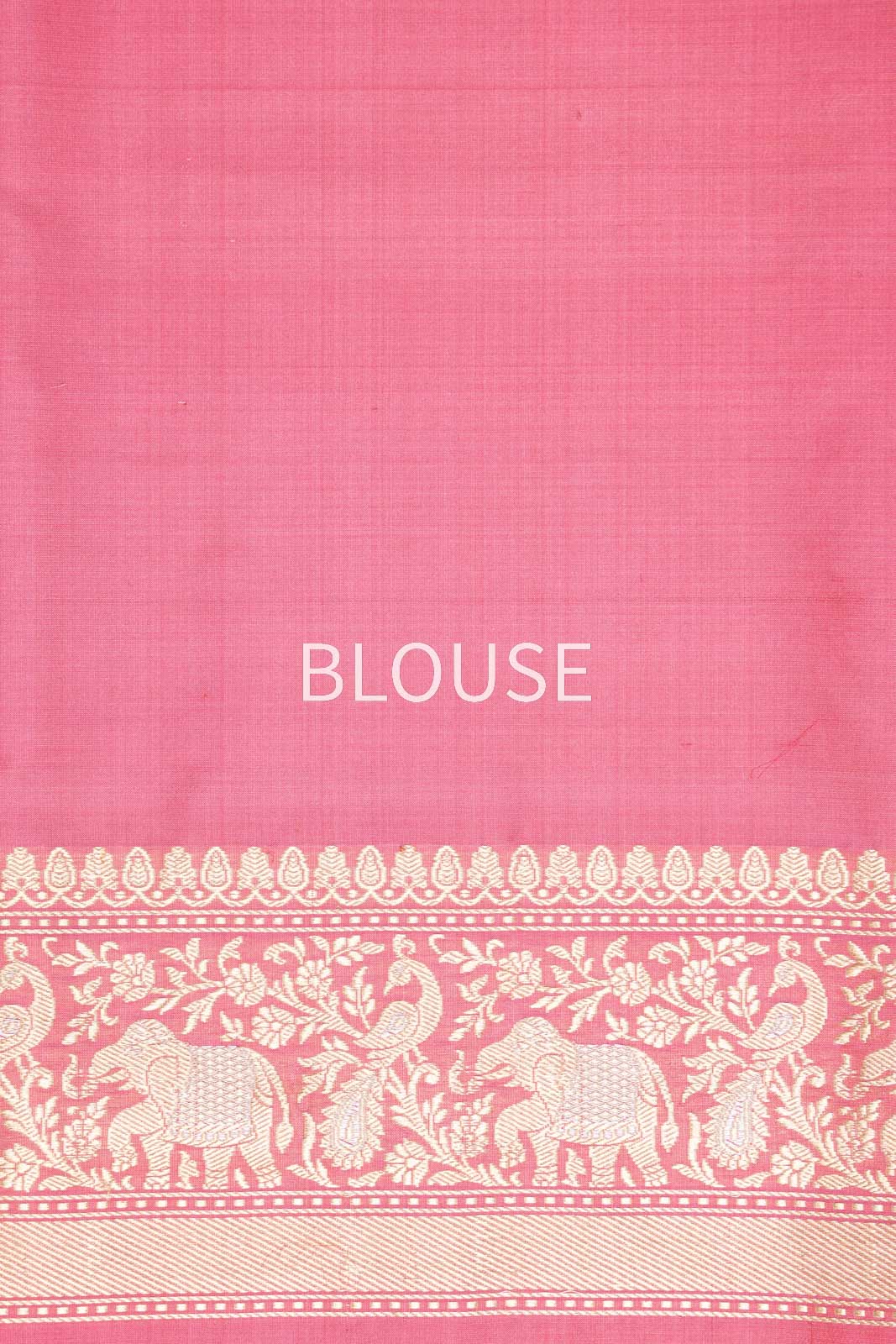 Pink Handwoven Banarasi Kadhua Silk Saree