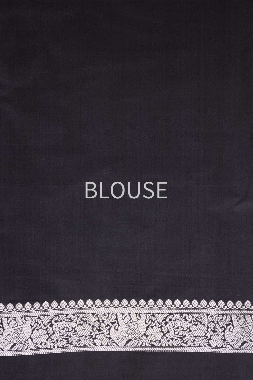 Black Handwoven Banarasi Silk Saree