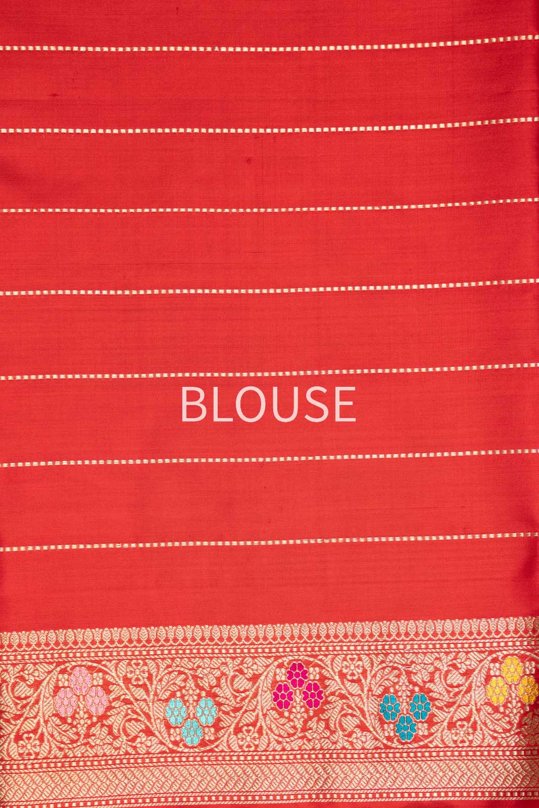 Multicolor Rangkat Handwoven Banarasi Kadhua Silk Saree