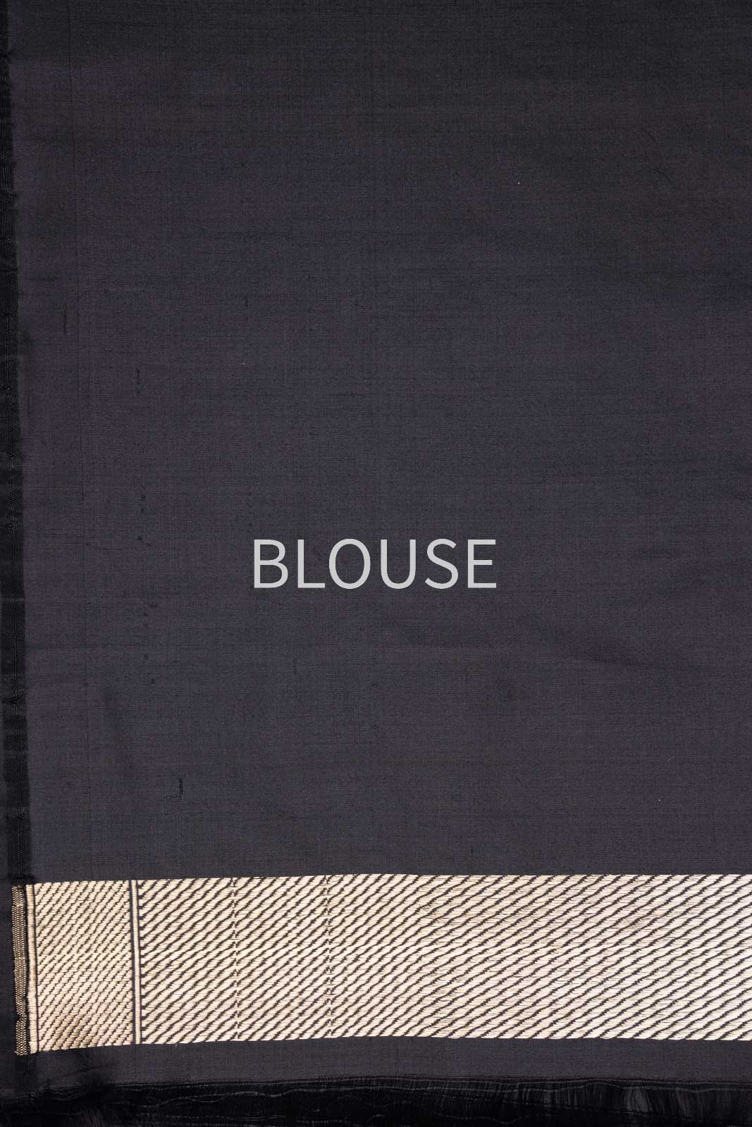 Black Handwoven Banarasi Silk Saree