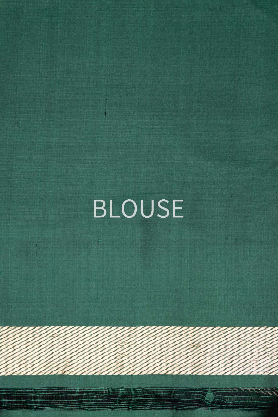 Bottle Green Handwoven Banarasi Silk Saree