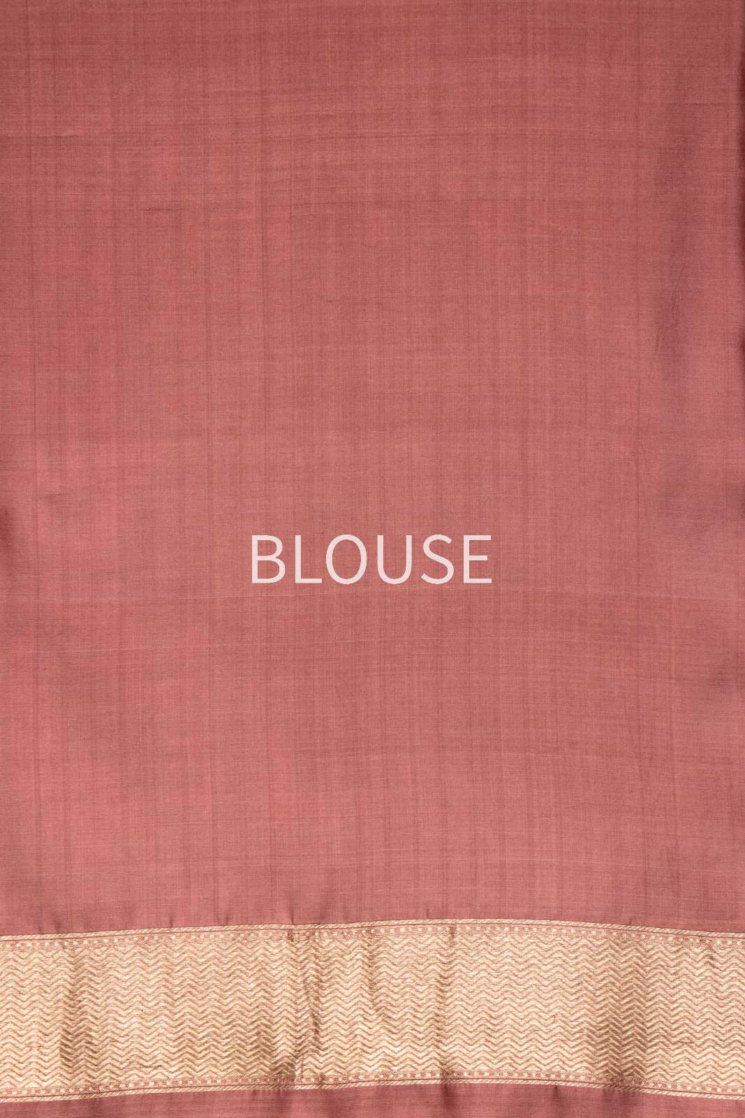 Pink Handwoven Banarasi Kadhua Silk Saree