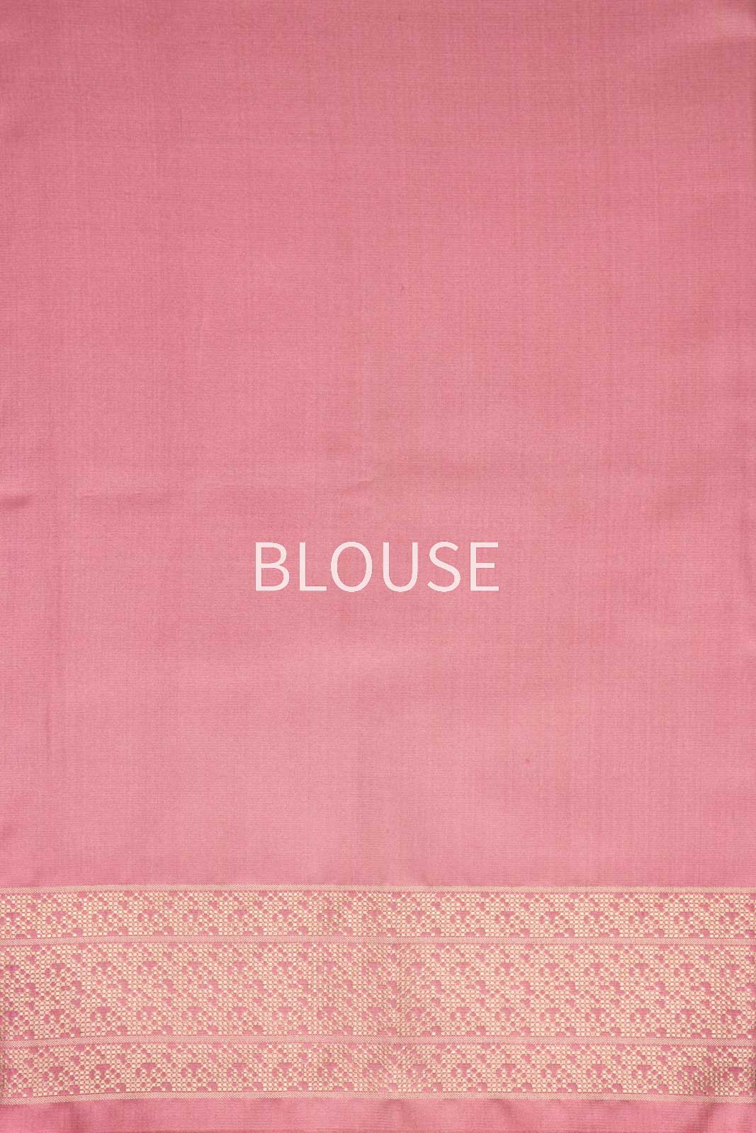 Pink Handwoven Banarasi Silk Saree