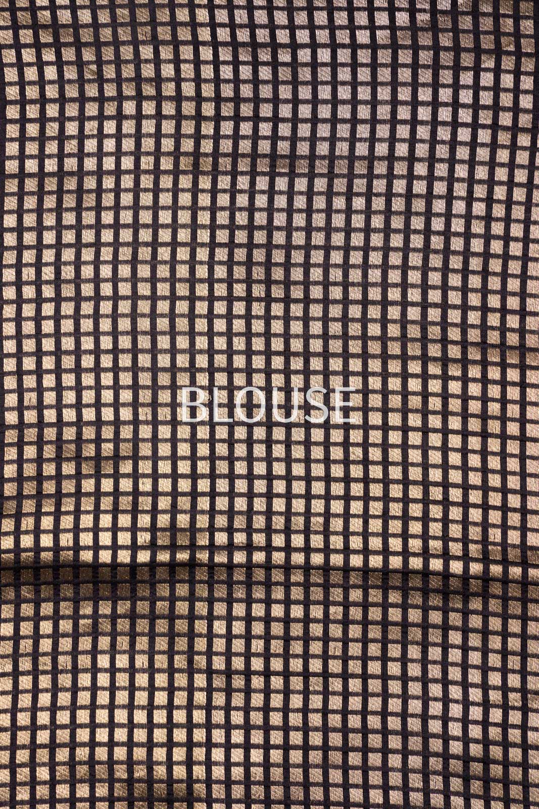 Black Handwoven Banarasi Pure Silk Saree