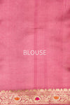 Pink Handwoven Banarasi Pure Silk Saree