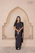 Black Handwoven Banarasi Pure Silk Saree