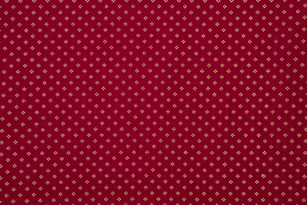 Maroon Handwoven Banarasi Mashru Silk Fabric