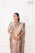 Grey Handwoven Banarasi Silk Saree