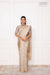Beige Handwoven Banarasi Silk Saree
