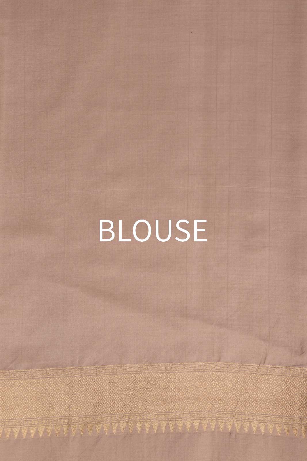 Beige Handwoven Banarasi Silk Saree