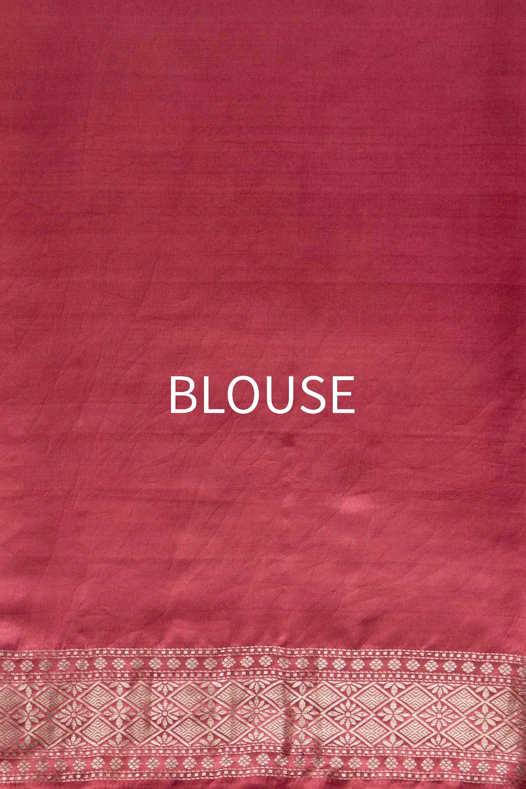 Dusty Pink Handwoven Banarasi Silk Saree