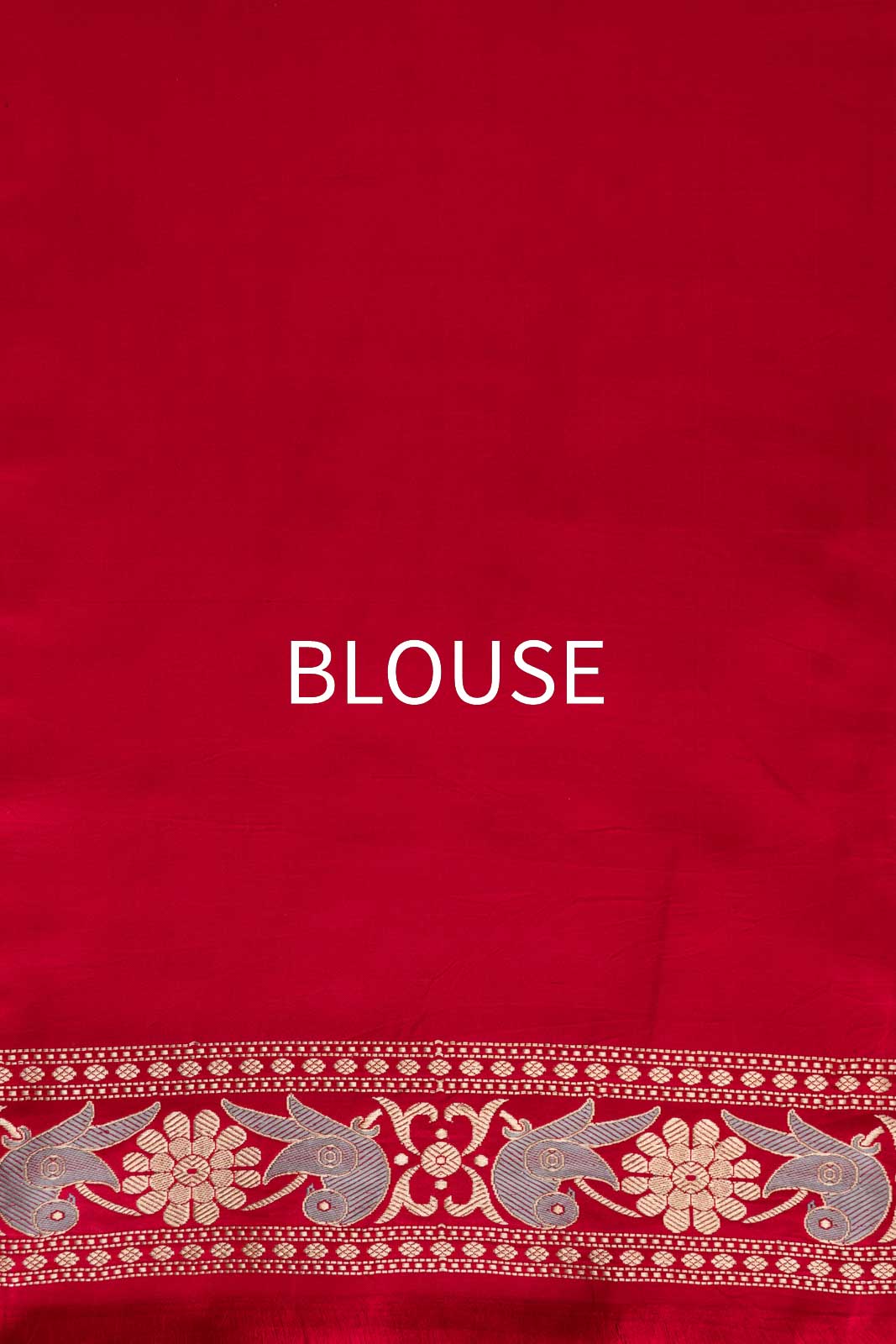 Red Pink Handwoven Banarasi Kadhua Satin Silk Saree