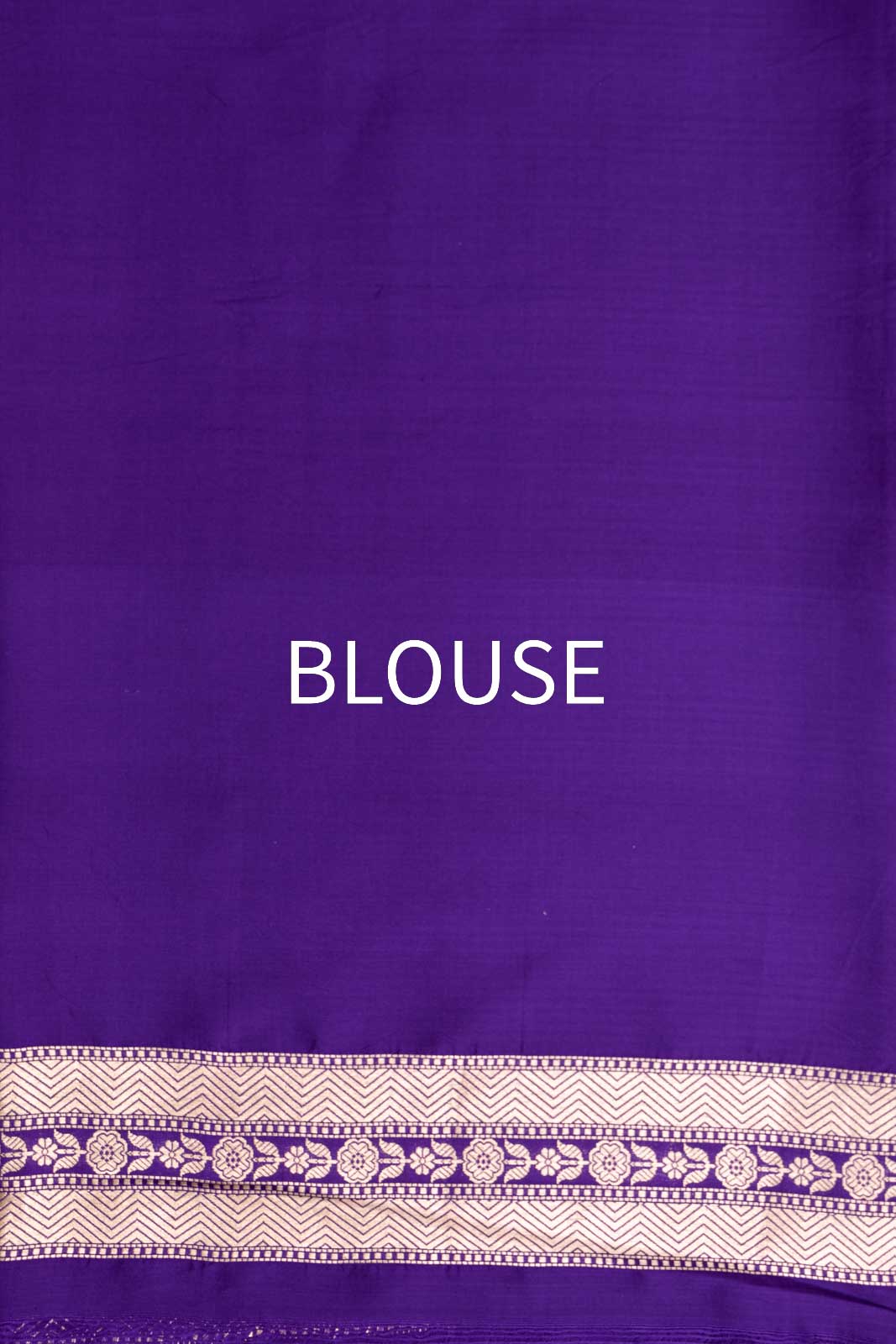 Purple Handwoven Banarasi Silk Saree