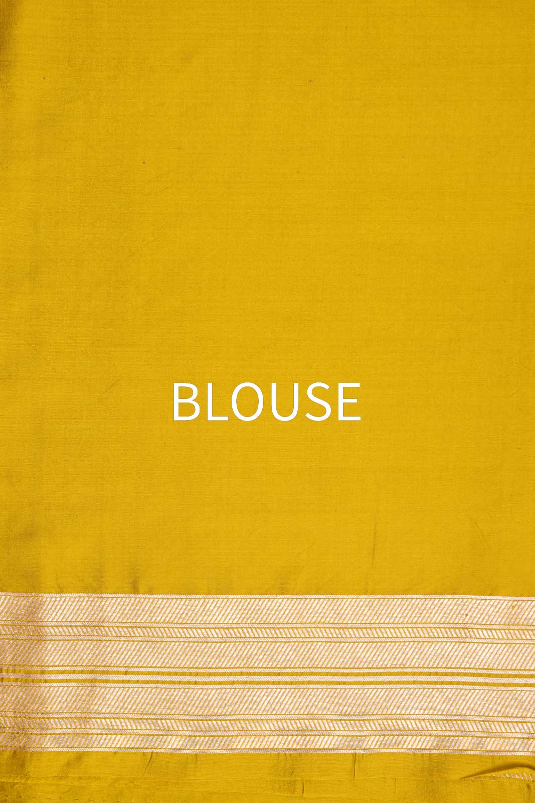 Greenish Yellow Handwoven Banarasi Silk Saree