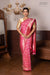 Pink Dual Tone Handwoven Banarasi Silk Saree