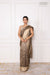 Shaded Grey Handwoven Banarasi Kadhua Organza Silk Saree