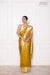 Shaded Yellow Handwoven Banarasi Kadhua Organza Silk Saree
