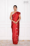 Red Handwoven Banarasi Pure Silk Saree