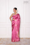 Pink Handwoven Banarasi Pure Silk Saree