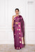 Wine Handwoven Banarasi Pure Silk Saree