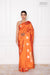 Orange Handwoven Banarasi Pure Silk Saree
