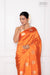 Orange Handwoven Banarasi Pure Silk Saree